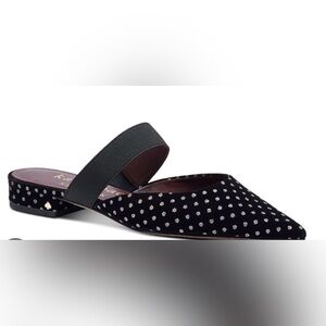 Kate Spade Women's Marielle Polka Dot Pointed Toe Flat, size 7